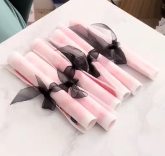 Cloth Invitations - Handmade