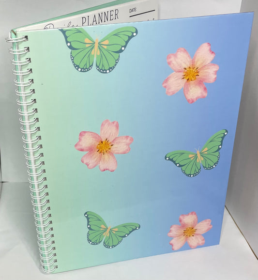 Flowers and Butterflies Planner
