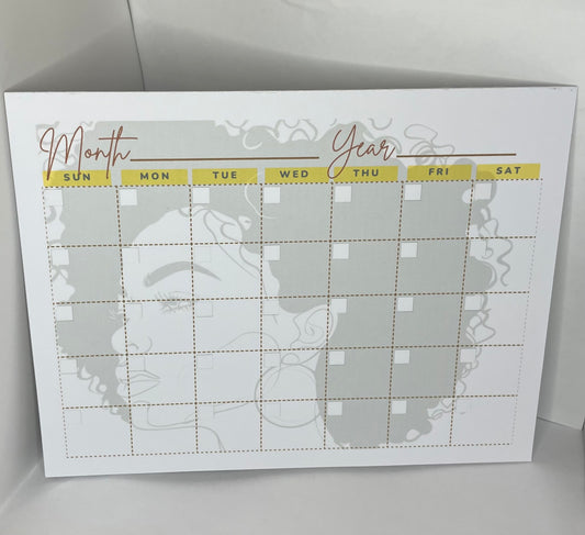 Golden Life Desk Pad Calendar - Medium