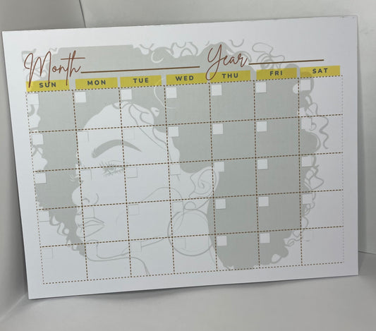 Golden Life Desk Pad Calendar - Medium